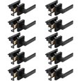thumbnail image 1 of Square Door Lever Privacy Door Lock Handleset Keyless Lockset Door Knobs Storage Room Bathroom Set No Key in, 1 of 9