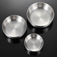 thumbnail image 1 of 304 Stainless Steel Double Thick Metal Rice Cereal Bowls Double Walled Ice Cream Soup Bowls Heat Insulated Mixing Bowl, 1 of 8