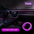 thumbnail image 1 of CEHVOM Car Cold Light Atmosphere Lamp Interior Light Guide Led Atmosphere Lamp EL Luminous Line 5 Meters + Lighter Universal Car Decorative Lamp Clearance, 1 of 2