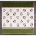 thumbnail image 2 of Vargottam Luxury Collection Dinner Table Linen Dcor Cotton Napkin Printed Fabric Reusable Napkins Set Of 4, 20 X 20 - Asian Block, 2 of 6