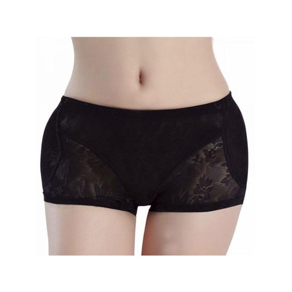 Culottes Rembourrées Rehausse-Fesses pour Femmes, Gaine Rehausseur, Lingerie Sans Coutures, Bas Transparents en Dentelle, Culottes Rehausse-Fesses pour Femmes, Shapewear, Shorty, Contrôle
