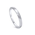 thumbnail image 4 of Bague de Fiançailles et de Promesse de Mariage Solitaire en Diamant 2,5 mm 14 K, 4 of 4