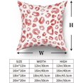 thumbnail image 5 of Red Grey Leopard Print Pillow Covers 16X16 Inch Watercolor Gray White Cheetah Decorative Pillow Cases Animal Square Throw Pillow Case Set of 2 Home Decor For Sofa Living Room Bedroom Bed Cushion, 5 of 5