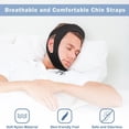 thumbnail image 3 of CNKOO Chin Strap for Snoring  Adjustable and Breathable Anti Snoring Chin Strap  For CPAP Users Comfortable Anti Snoring Devices Chin Strap for Men and Women to Stop Snoring, 3 of 7