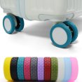 thumbnail image 2 of Luggage Wheels Protector Suitcase Small Parts Wear Resistant Silicone Protection Cover For Most Spinners Wheels Black 1pcs, 2 of 6