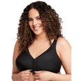 thumbnail image 2 of Women's Glamorise 1265 Magic Lift with Posture Back Support Bra (Black 36I), 2 of 7