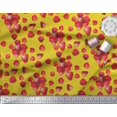thumbnail image 3 of Soimoi Rayon Crepe Fabric Raspberry,Strawberry & Cherry Fruits Printed Craft Fabric by The Yard 46 Inch Wide, 3 of 3