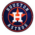 thumbnail image 1 of Houston Astros 12" Lasercut Steel Logo Sign, 1 of 1