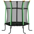 thumbnail image 1 of Soozier Trampoline pour Enfants de 63 Pouces avec Filet de Protection pour l'Intérieur, Vert, 1 of 10