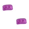 thumbnail image 2 of maskred Durable Eyelash Extension Forehead Pad Microfiber Holder Extension Soft Tray Violet 9 x 19cm 2Set, 2 of 6