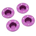 thumbnail image 2 of Wheel Hubcaps,  Wheel Hub Dust   For 1/6 RC Car Purple, 2 of 8
