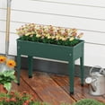 thumbnail image 4 of Costway Support de Plantes de Jardin Surélevé pour l'Extérieur 24 Pouces x11 Pouces Bac à Fleurs Haut Surélevé, 4 of 9