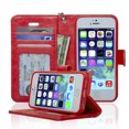 thumbnail image 1 of [PST] iPhone 5 / 5S Case, Leather Magnetic Card Slot Wallet Folio Flip Case Cover, 1 of 6