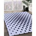 thumbnail image 3 of Ahgly Company Tapis d'Intérieur Lavable en Machine Carré Transitionnel Lavande Bleu, 5 Pieds Carré, 3 of 7