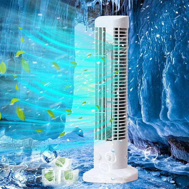Yhmxh Fan-Desk Fan Portable Fan Box Fan Mini Fan Hot Selling USB Tower Fan Mini Leafless Tower Conditioner Small Fan Desktop Office Desk Tower Fan small fan