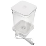 Raindrops Office Tabletop Aquarium Plastic Fish Tank with Detachable Design for Easy Maintenance