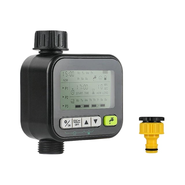 ZheElen Timed Garden Watering Controller With Lock Screen Function Intelligent the amount Timing
