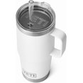 thumbnail image 1 of YETI Rambler Tasse à Paille 25 oz, Isolée sous Vide, Acier Inoxydable, Blanc, 1 of 8