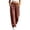 Red, variant on Zulora Women's Casual Daily Solid Color Sports Cargo Pants with Pockets Drawstring Loose Straight - Leg Trousers for Spring Summer Fall