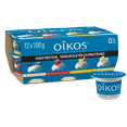 thumbnail image 2 of OIKOS 0 % Pêche/vanille/fraise/banane, 12x100g, 2 of 5