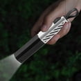thumbnail image 2 of P-537 Black Rechargeable Laser Flashlight Portable Led Outdoor Camping Light Super Bright With Type C Charging #36732, 2 of 6