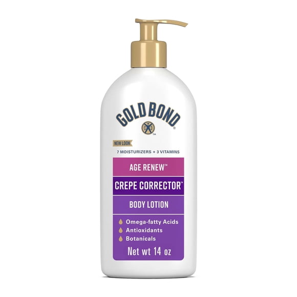 Gold Bond Age Renew Crepe Corrector Body Lotion, Replenishing and Smoothing Formula, 14 oz