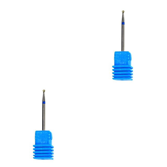 maskred Nail Art Drill Ceramic Bit File Polish Cuticle Clean Manicure Too No.01 2Set