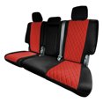 thumbnail image 1 of For 2011–2021 Jeep Grand Cherokee FH Group Neoprene Waterproof Custom Fit Car Seat Covers - Rear Red, 1 of 5