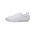 thumbnail image 1 of MAWCLOS Espadrilles de Danse pour Garçons Bout Rond Chaussures de Cheerleading Lacets Légers Cheer Bas Gym Trainer Blanc 2Y, 1 of 9