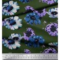 thumbnail image 2 of Soimoi Rayon Fabric Flower Artistic Print Fabric by Yard 42 Inch Wide, 2 of 3