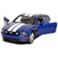 thumbnail image 3 of Kinsmart 2006 Ford Mustang GT à Toit Rigide Échelle 1/38 Voiture Moulée sous Pression (Bleu à Rayures), 3 of 3