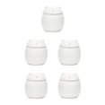 thumbnail image 1 of Baohd Large Capacity Ceramic Canisters Cute For Wide Application Sturdy And Durable Ceramics Cat Form Ceramic Tea Jars white 150ml 5Set, 1 of 6