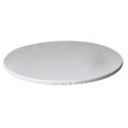 thumbnail image 3 of Nappe Ronde à Bord Élastique Nappe pour Fête BBQ Intérieur Extérieur Service Traiteur 120 cm, Blanc, 120 cm Max, 3 of 8