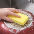 thumbnail image 3 of Tear-Resistant Sponges Kitchen Scrub Dish Sponge Scouring Pad,Non-Scratch Kitchen Cellulose Dishwashing Sponge,Reusable Scrub Sponge for Cleaning, Bathroom, Cars, Cut-Outs DIY, 3 of 8