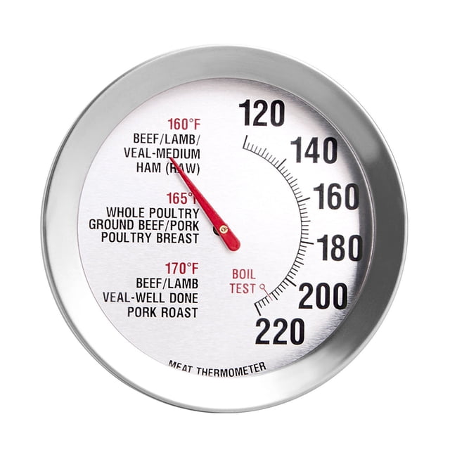 Binwennn Daily Schedule Roasting Meat Oven Large 2.5In Easy-Read Face Stainless Steel