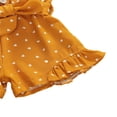 thumbnail image 3 of Baby Girl Summer Romper Heart Printed Straps V-Neck Jumpsuit, 3 of 9