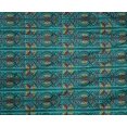 thumbnail image 4 of oneOone Tissu Polyester Lycra Rayé/feuilles & Floral Imprimé au Mètre 56 Pouces de Large, 4 of 4
