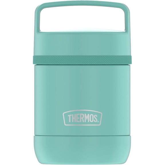 Thermos Pot Alimentaire Isolé Sous Vide en Acier Inoxydable de 10 OZ avec Poignée, Menthe