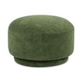 thumbnail image 3 of Fuji 15" Mushroom Footstool Ottoman with Moss Green Fleeced Teddy Fabric, 3 of 7