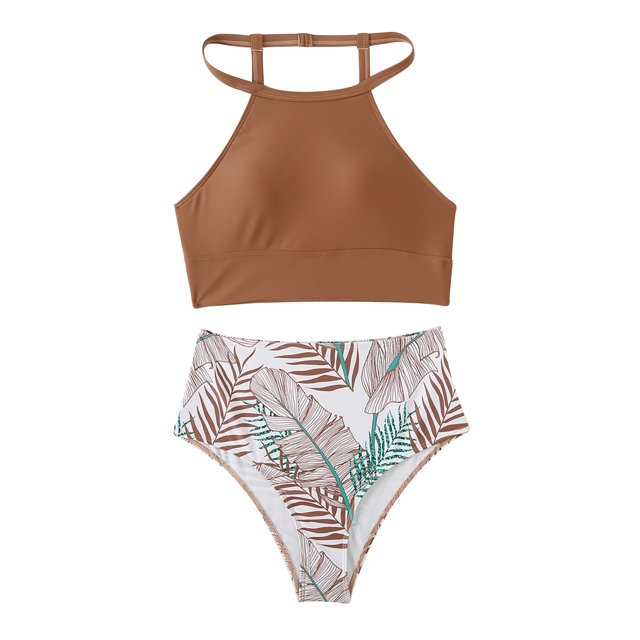 Womens Bathing Suits Two Piece Womens Solid Bikini Strap Bikini Deep V Sexy Split Swimsuit Set Two Piece Set Swimming Suit Two Piece Bathing Suits for Women Two Piece Sets for Women
