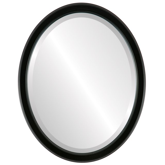 Toronto Framed Mirror - Gloss Black
