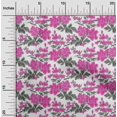 thumbnail image 1 of oneOone Coton Flex Tissu Feuilles & Imprimé Floral Ikat 1 Yard 40 Inch Wide, 1 of 4