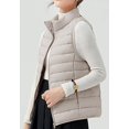 thumbnail image 4 of LinYooLi Women's Ultra Light Short Down Vest Quilted Puffer Down Vest for Fall Winter, 4 of 5