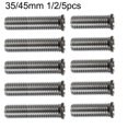 thumbnail image 2 of MYG 1/2/5pcs 35mm 45mm Kitchen Sink Basket Strainer Waste Threaded Screw Connector, 2 of 4
