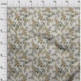 thumbnail image 3 of oneOone Polyester Spandex Yellow Fabric Floral Craft Projects Decor Fabric Printed By The Yard 56 Inch Wide, 3 of 4