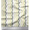 thumbnail image 1 of Soimoi Poly Georgette Fabric Waves Artistic Decor Fabric Printed Yard 52 Inch Wide, 1 of 3