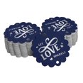 thumbnail image 1 of Inkdotpot Étiquette de Bouteille de Mariage Let Love Sparkle Véritable Feuille d'Argent Lot de 50, 1 of 6