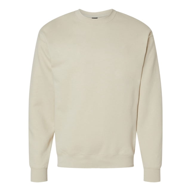 Hanes Chandail Molletonné à Col Ras du Cou pour Hommes Perfect, L, Sable