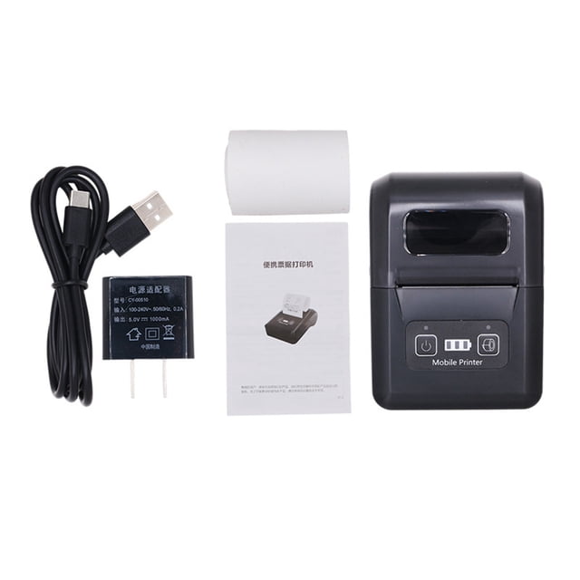 Yhmxh Home Decor Office DecorMini Printers Thermal Ink Free Sticker Making Mobile Phone Pocket Printing Box Notes Flashcards Diary DIY Compatibles With Systems Home Essentials Office Accessories