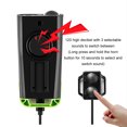 thumbnail image 3 of ZheElen Bicycle Led Light Speedometer Horn 120dB Electric Speaker Usb Charging red, 3 of 6